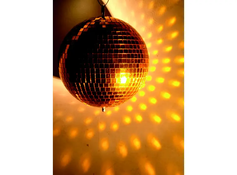 EUROLITE Mirror ball 20cm gold 